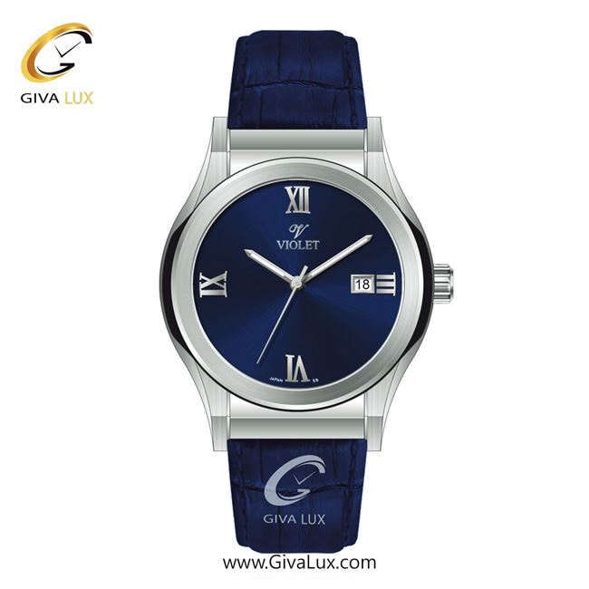 ساعت مچی اورجینال مردانه ویولت VIOLET نقره ای | سرمه ای| سرمه ای| کد رفرنس 0565